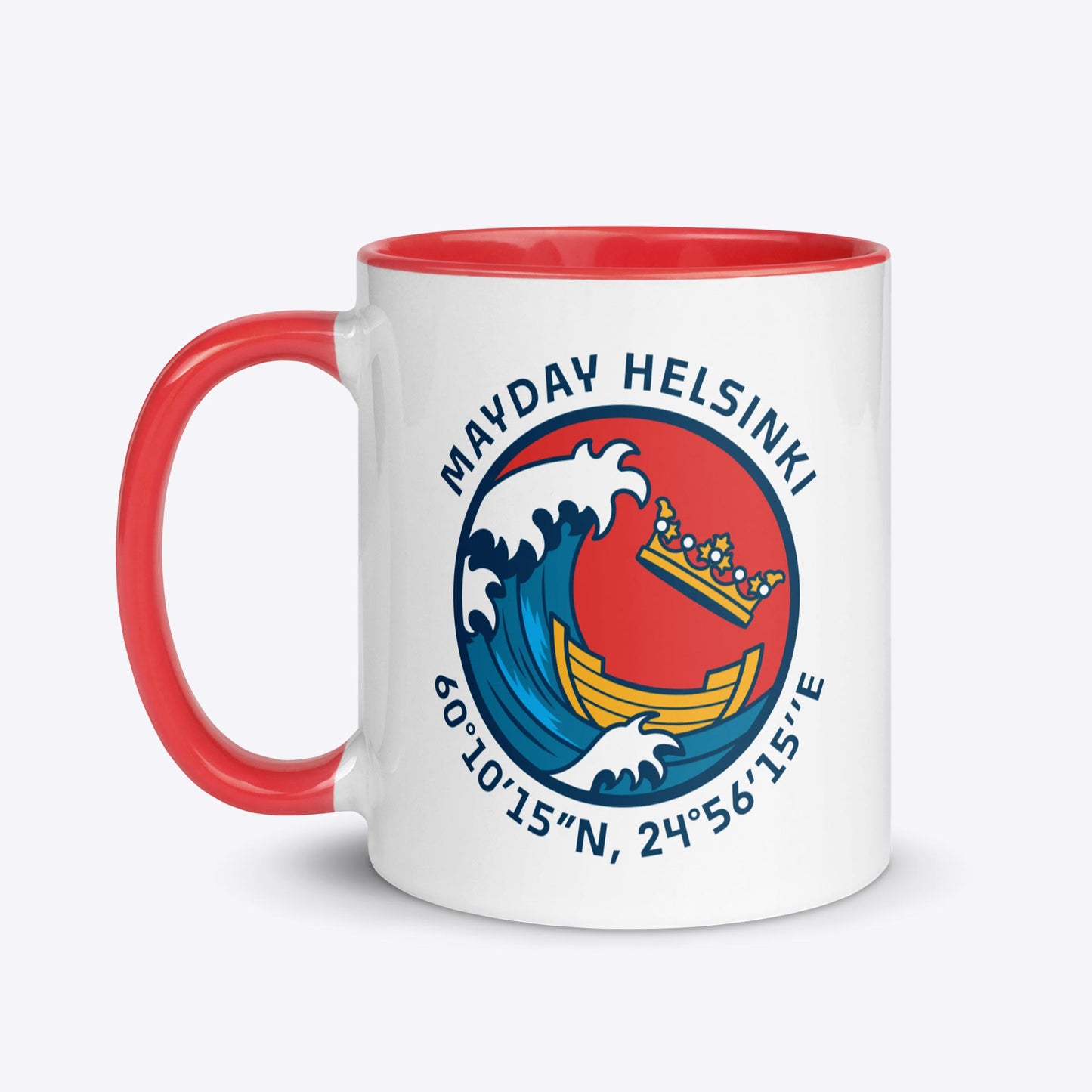 The Great Wave - Mug with Color Inside