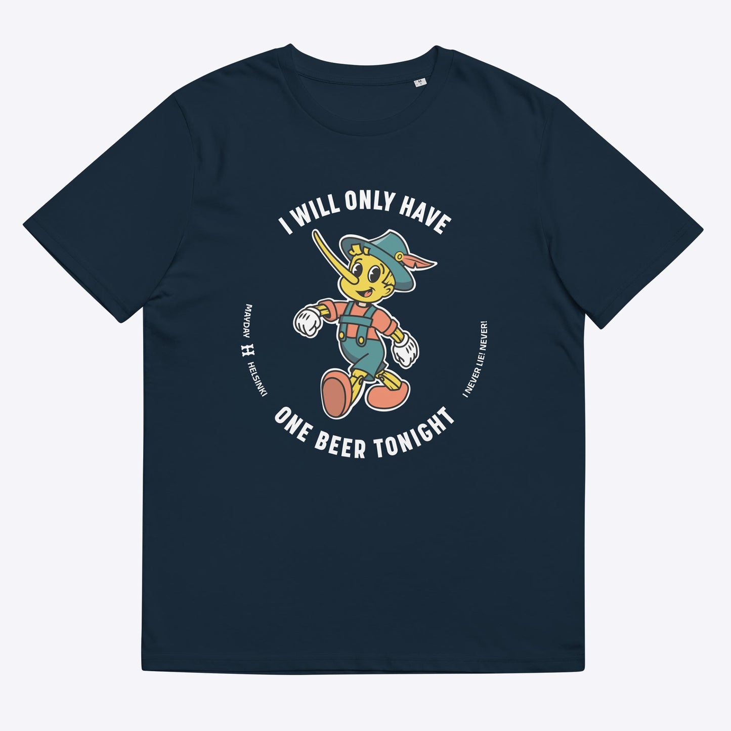 Only one beer - Unisex organic cotton t-shirt