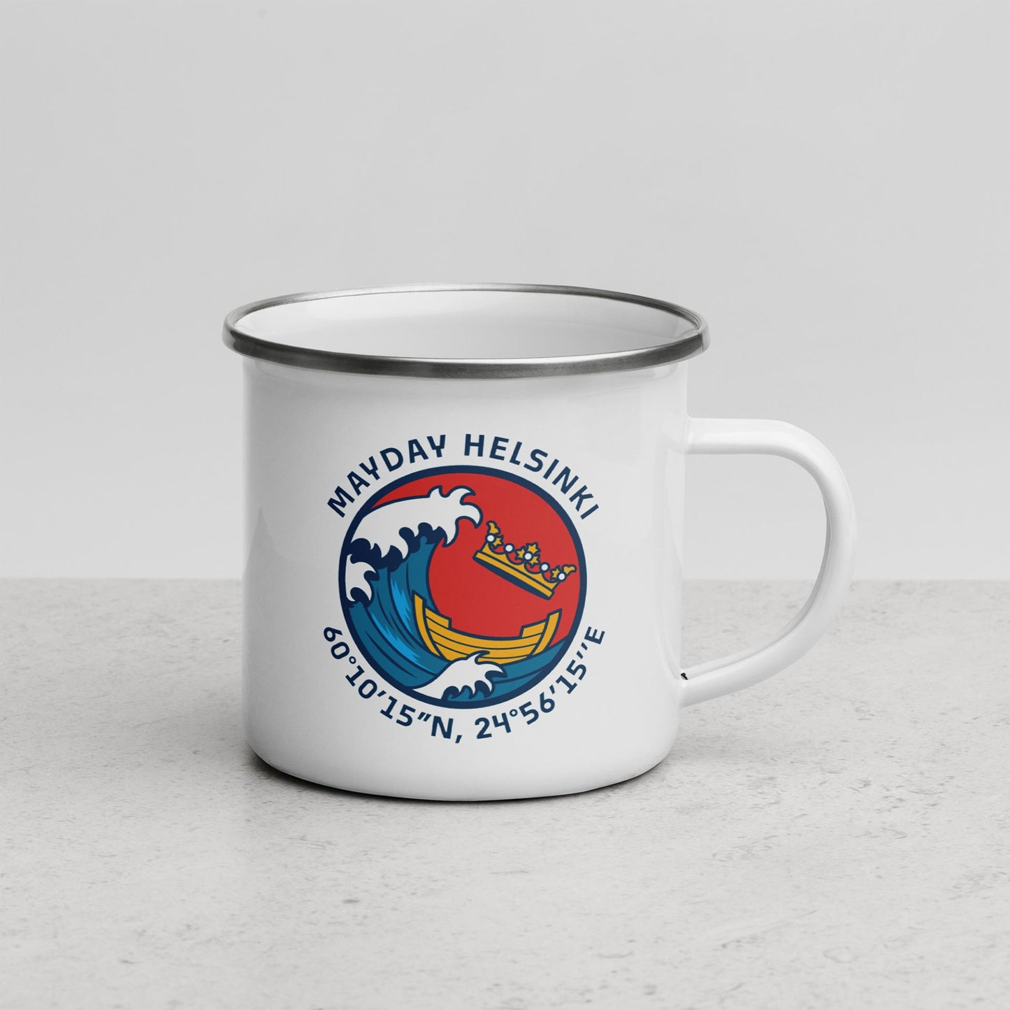 The Great Wave - Enamel Mug